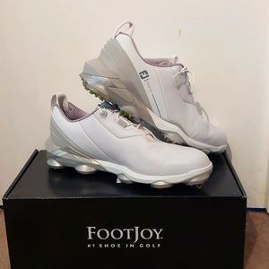Mens FootJoy Tour Alpha golf shoes 11.5 all white